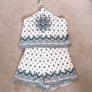 Francescas halter tie romper